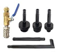 Aprilsunnyzone Adaptador de llenado de aceite de transmisión para Mercedes 722.9 para VAG para DSG 01J 09G Aplicaciones Construcción de aluminio M24x1.5 M10x1.0 Roscado