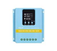 Aprilsunnyzone Avanzado para MPPT para controlador solar de 100 A con función de reloj de retroiluminación LCD y datos del sistema en tiempo real para gel inundado y baterías (2880 W)