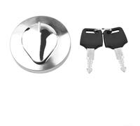 Aprilsunnyzone Bloqueo de tapa de tanque de gas de aluminio para Honda VT750DC para Shadow VT750C para Spirit VT600 VLX VT600CD Reemplazo de la cubierta de combustible del mercado de accesorios