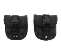 Aprilsunnyzone Bolsillo de peso de 1 kg para buceo en nailon con funcionalidad de liberación rápida consistente para uso lateral BCD (1 kg)