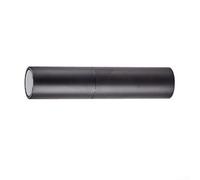 Aprilsunnyzone Botella pulverizadora de granos de café de metal con centro de gravedad equilibrado y base antideslizante para un funcionamiento estable con una sola mano (negro)