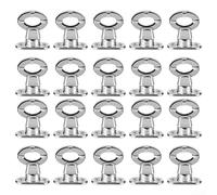 Aprilsunnyzone Botones giratorios de bloqueo giratorio, paquete de 20 para cubiertas de lona en barcos, tiendas de campaña marinas, lonas, cierres de aleación de zinc para uso en exteriores