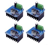 Aprilsunnyzone BTS7960 43A Motor Driver Kit de 4 piezas para desarrollo Arduino con interfaz simplificada utilizando cuatro cables GND 5V PWM1 PWM2
