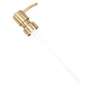 Aprilsunnyzone Cabezal de bomba de acero inoxidable, para jabón, dispensador de loción, bombas de líquido, tarros de bricolaje, botellas, cabezal de bomba de loción tipo empuje, dispensación suave,