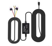 Aprilsunnyzone Cable de alimentación para cámara de salpicadero de coche que proporciona un soporte completo durante los períodos de estacionamiento (C)