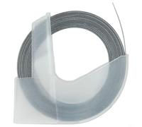 Aprilsunnyzone Cinta multicolor para etiquetadora de 6 mm x 3 metros, para manualidades, álbumes de recortes, repuesto para DYMO para MOTEX, cinta de grabado en relieve (negro)