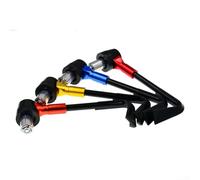 Aprilsunnyzone CNC aluminio motocicleta Handguard 22MM estándar Crash Protection Bar adecuado para carreras y uso fuera de carretera con defensa confiable (rojo)