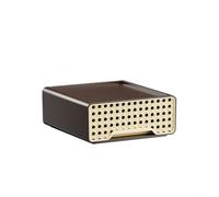 Aprilsunnyzone Contenedor organizador de plástico con cuerpo transparente y tapa inhibidora de polvo para una gestión fácil y visual del inventario