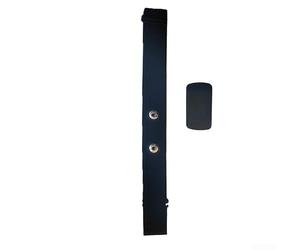 Aprilsunnyzone Correa de pecho con sensor de frecuencia cardíaca para fitness con electrodos activados por humedad y cierre seguro de anclaje de roca (5.3 g)