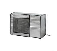 Aprilsunnyzone Cubierta de unidad de CA al aire libre a base de papel de aluminio para protección solar, impermeable, a prueba de polvo y reducción eficiente de la humedad (100 * 81 * 43 cm)