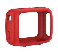 Aprilsunnyzone Cubierta protectora de silicona de acabado suave para altavoz JBL Go5 que facilita la limpieza sin esfuerzo y consistente (rojo)