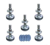 Aprilsunnyzone Diversas aplicaciones de AdjusFor - Patas niveladoras de mesa con perno de tuerca, un artículo imprescindible para cada hogar, 45 juegos (4 piezas)