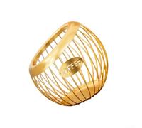 Aprilsunnyzone Elegante cesta de hierro con influencia nórdica para almacenar bocadillos, frutas, dulces, juguetes y cápsulas de café en interiores (D)