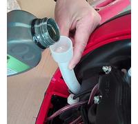 Aprilsunnyzone Embudo flexible transparente compatible con generadores Honda EU1000i EU2000i EU3000i que soporta mantenimiento de aceite múltiples ubicaciones