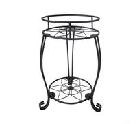 Aprilsunnyzone Estante resistente y atractivo de 2 niveles, diseñado para sostener de forma segura tus plantas vivas en interiores y exteriores