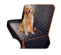 Aprilsunnyzone Funda acolchada antideslizante para asiento de coche, para SUV, camión, Hatchback, furgoneta, protector contra arañazos y derrames (naranja grues cuerda)