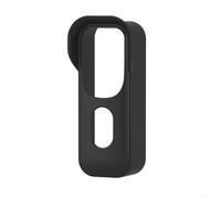 Aprilsunnyzone Funda de silicona funcional para timbre de video Blink 2025, soporta conectividad y carga inalámbricas ininterrumpidas (negro)