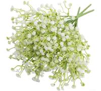 Aprilsunnyzone Gypsophila - Ramos de flores artificiales para decoración de mesa de invitados de boda para el hogar, consola, fondos de fotografía y estilo de temporada
