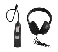 Aprilsunnyzone Herramienta de detección de fugas de vacío y presión para aire y agua, gas con detección de frecuencia y sistema de alarma dual para identificar pequeñas fuentes de fugas con precisión