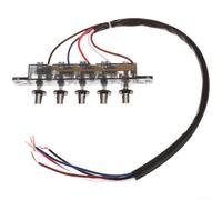 Aprilsunnyzone Interruptor de botón ABS de 5 posiciones para sistemas de campana extractora que requieren control mecánico manual sin componentes electrónicos