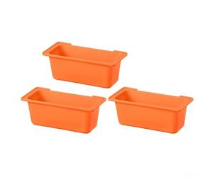 Aprilsunnyzone Juego de 3 cajas de drenaje de aceite con bandeja interior de goteo de grasa para colector de parrilla, diseñadas para recoger goteos de manera eficiente y minimizar el tiempo de