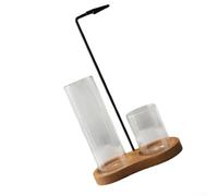 Aprilsunnyzone Juego de quemador de incienso con orientación invertida para difusión de aromaterapia durante el flujo de yoga y tiempos de reflexión silenciosos (D)