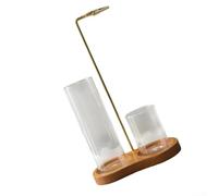 Aprilsunnyzone Juego de quemador de incienso con orientación invertida para difusión de aromaterapia durante el flujo de yoga y tiempos de reflexión silenciosos (C)