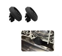 Aprilsunnyzone Juego de rodillos para estante inferior de lavavajillas Miele G Series 2PCS Ruedas de soporte de repuesto para un funcionamiento fiable del estante (negro)