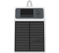 Aprilsunnyzone Kit automático de riego por goteo para invernadero de jardín accionado por energía solar con batería de 30 días de duración y clasificación IPX5