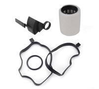 Aprilsunnyzone Kit de 5 filtros de ventilación del cárter para BMW para motor M57, incluye sellos de goma para una mayor resistencia