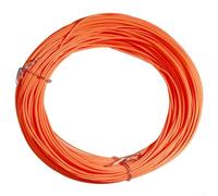 Aprilsunnyzone Línea de vuelo flotante de peso hacia adelante 30 m 5F 8F con conector frontal sin costuras para formación de bucle consistente (8F naranja)