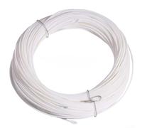 Aprilsunnyzone Línea de vuelo flotante de peso hacia adelante 30m 5F 8F con conector frontal sin costuras para una formación de bucle consistente (5F blanco)