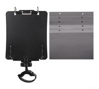 Aprilsunnyzone Lira de clarinete para banda de marcha con carpeta abatible diseñada para BB y un oboe de clarinete clave con giro de 360 grados y ángulo de visión de inclinación de 60 grados