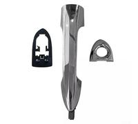 Aprilsunnyzone Manija de puerta exterior pequeña con agujero para Alfa Romeo Mito Juliet 2010-2020, manija de puerta exterior cromada