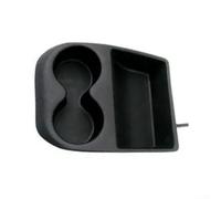 Aprilsunnyzone OEM 1HM862533E Soporte de doble taza para Golf MK3 US Spec consola central se adapta a la construcción de material ABS LHD (negro)