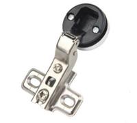 Aprilsunnyzone Paquete de 2 bisagras de puerta con cubierta para armario de cristal, 35 mm, diámetro de copa de 4 a 8 mm, grosor de vidrio, acero laminado en frío