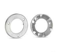 Aprilsunnyzone Para cuchillas de molinillo de café de metal de 40 mm de diámetro, incluye discos de molienda superiores e inferiores compatibles con varios molinillos de granos de café