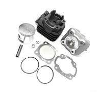 Aprilsunnyzone Para Minarelli para kit de cilindro refrigerado por aire horizontal para 50CC con pasador de pistón de 10 mm y pieza de repuesto de orificio de 40 mm