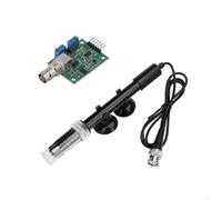 Aprilsunnyzone Para sonda de sensor de electrodo de pH con salida BNC para medidores de pH dirigidos a mediciones de química de acuario y agua (sonda de pH + módulo)