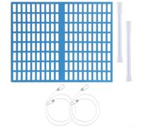 Aprilsunnyzone Protector de hojas para skimmer de piscina con diseño ajustable, ayudando a bloquear los desechos y proteger los mecanismos internos del skimmer