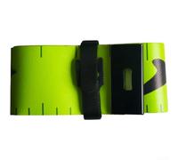 Aprilsunnyzone Regla de pescado de doble escala de PVC impermeable para una grabación precisa de la longitud en el sitio, diseño enrollable con correa de cierre para un almacenamiento seguro en el