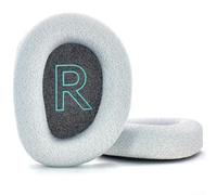 Aprilsunnyzone Renueva tus auriculares con almohadillas de repuesto para Logitech G522 Lightspeed Wireless hechas de piel de proteína suave y mezcla de tela (gris)