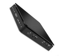 Aprilsunnyzone Reproductor de DVD compacto 1080P con teledirigido y salida llena de HD para el entretenimiento interior y al aire libre