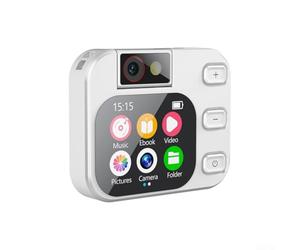 Aprilsunnyzone Reproductor MP3 listo para Bluetooth con cámara integrada y funcionalidad de lector de libros electrónicos para escuchar y leer de forma independiente