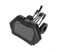 Aprilsunnyzone Scooter eléctrico Medidor LCD Pantalla LCD para KukirinG2 Master Fácil instalar Eliminación Negro