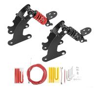 Aprilsunnyzone Suspensión trasera de alto rendimiento para xiaomi para scooters eléctricos M365, 1S, PRO1, PRO2, mejor comodidad (negro para Pro/Pro2)