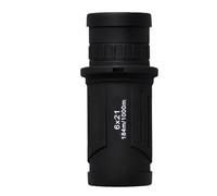 Aprilsunnyzone Telescopio HD de 6 x 21/8 x 21, visión de campo amplio angular, para observación de aves al aire libre, agarre antideslizante, cómodo de sostener (6 x 21)