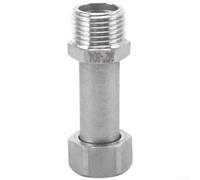 Aprilsunnyzone Tubo flexible de la junta hecha del acero inoxidable 304 con el alambre interno dual y el roscado de la precisión para la integración inconsútil en las redes del tubo (G)