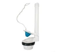 Aprilsunnyzone Válvula de descarga de inodoro con junta de goma integrada para un sellado seguro y una parada de agua eficaz en aplicaciones de tanque (separada)