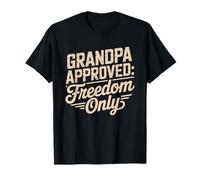 Aprobado Abuelo Solo Libertad Libertario Camiseta